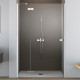 Душевая дверь в нишу Radaway Essenza New DWJ 110 L распашная, стекло прозрачное