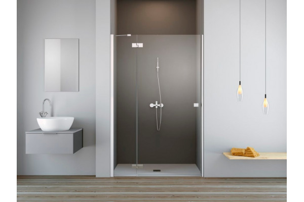 Душевая дверь в нишу Radaway Essenza New DWJ 110 L распашная, стекло прозрачное
