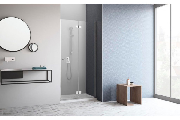 Душевая дверь в нишу Radaway Essenza New DWB 80 R стекло прозрачное, профиль хром
