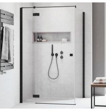 Душевой уголок Radaway Essenza New Black KDJ 120х100 L прямоугольный, двери распашные