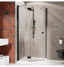 Душевой уголок Radaway Essenza New Black PTJ 100х80 L двери распашные, стекло прозрачное