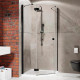 Душевой уголок Radaway Essenza New Black PTJ 100х80 L двери распашные, стекло прозрачное