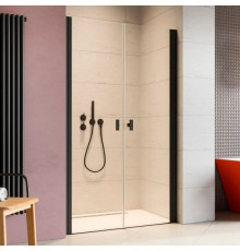 Душевая дверь в нишу Radaway Nes Black DWD I 90 распашная, стекло прозрачное