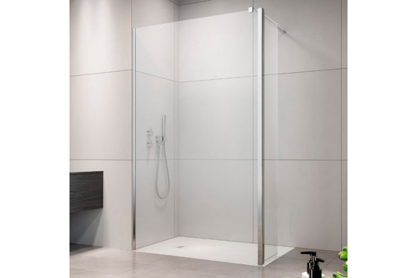 Душевая перегородка Radaway Eos Walk-in 80 L двери распашные, стекло прозрачное