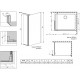 Душевая перегородка Radaway Eos Walk-in 90 R двери распашные, стекло прозрачное