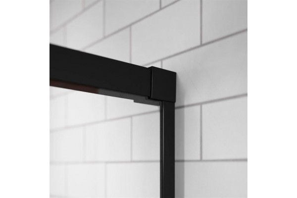 Душевая дверь в нишу Radaway Idea Black DWJ 150 L раздвижная, стекло прозрачное