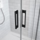 Душевая дверь в нишу Radaway Idea Black DWJ 150 L раздвижная, стекло прозрачное