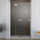 Душевая дверь в нишу Radaway Essenza New DWJ 80 L распашная, стекло прозрачное