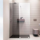 Душевая перегородка Radaway Furo Walk-in 10110644-01-01 стекло прозрачное, с покрытием анти-капля