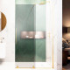 Душевая перегородка Radaway Furo Gold Walk-in 10106688-09-01R двери раздвижные, стекло прозрачное