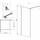 Душевая перегородка Radaway Modo X Black II Frame 120 стекло прозрачное, профиль черный