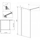 Душевая перегородка Radaway Modo X Black II Frame 95 стекло прозрачное, профиль черный