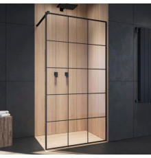 Душевая перегородка Radaway Modo X Black II Factory 60 стекло прозрачное, профиль черный
