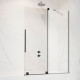 Шторка на ванну Radaway Furo Black PND II 10109938-54-01R раздвижная, стекло прозрачное
