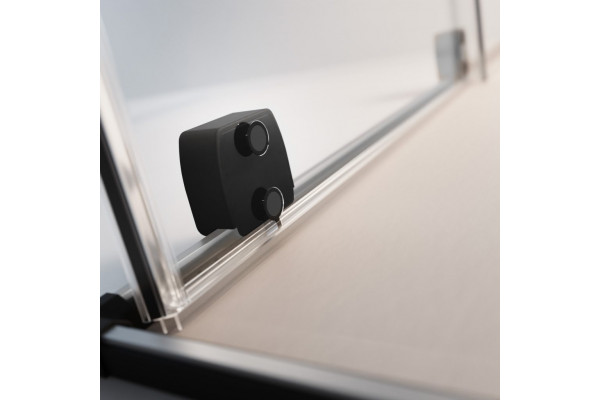 Шторка на ванну Radaway Furo Black PND II 10109838-54-01L раздвижная, стекло прозрачное