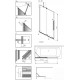Шторка на ванну Radaway Furo PND II 10112694-01-01 стекло прозрачное, с покрытием анти-капля