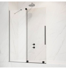 Шторка на ванну Radaway Furo Black PND II 10109588-54-01L раздвижная, стекло прозрачное