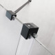 Шторка на ванну Radaway Furo Black PND II 10109588-54-01R раздвижная, стекло прозрачное