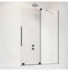 Шторка на ванну Radaway Furo Black PND II 10109538-54-01R раздвижная, стекло прозрачное