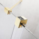 Шторка на ванну Radaway Furo Gold PND II 10109838-09-01L раздвижная, стекло прозрачное