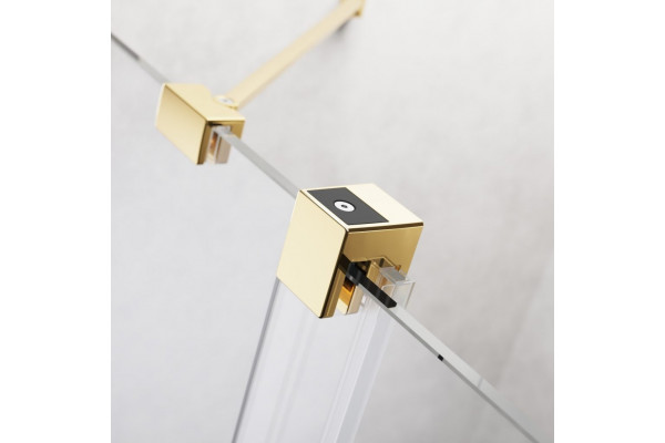 Шторка на ванну Radaway Furo Gold PND II 10109688-09-01R раздвижная, стекло прозрачное