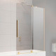 Шторка на ванну Radaway Furo Gold PND II 10109588-09-01R раздвижная, стекло прозрачное
