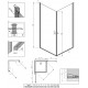 Душевой уголок Radaway EOS KDD I 80x80 квадратный, двери распашные, стекло прозрачное