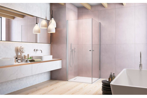 Душевой уголок Radaway EOS KDD I 80x80 квадратный, двери распашные, стекло прозрачное
