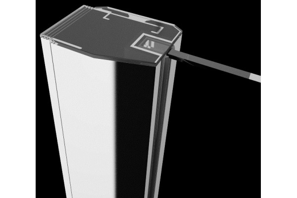 Душевая дверь в нишу Radaway Almatea DWJ 130 R, прозрачное стекло, распашная, профиль хром