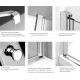 Душевой уголок Radaway EOS II KDJ 80x75 R прямоугольный, правый