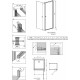 Душевой уголок Radaway EOS KDJ I 90x90 R квадратный, двери распашные