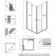 Душевой уголок Radaway EOS KDD B 90x90 квадратный, стекло прозрачное, профиль хром