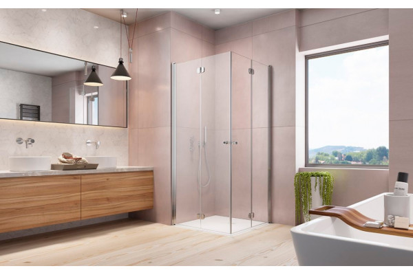 Душевой уголок Radaway EOS KDD B 90x90 квадратный, стекло прозрачное, профиль хром