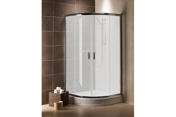 Душевой уголок Radaway Premium Plus A 90x190 стекло фабрик четверть круга, двери раздвижные