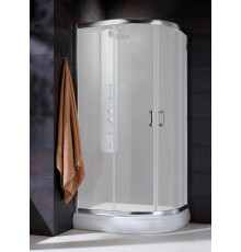 Душевой уголок Radaway Premium Plus E 90x80x190 стекло фабрик прямоугольный-асимметричный, двери раздвижные