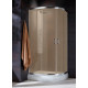 Душевой уголок Radaway Premium Plus E 90x80x190 коричневое стекло прямоугольный-асимметричный, двери раздвижные