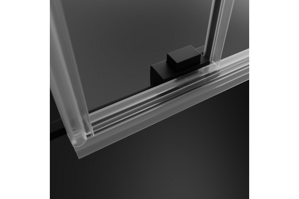 Душевой уголок Radaway Idea Black KDJ 100x80 L прямоугольный, двери раздвижные