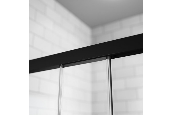 Душевой уголок Radaway Idea Black KDJ 100x80 R прямоугольный, двери раздвижные