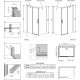 Душевой уголок Radaway Idea Black KDJ 100x75 L прямоугольный, двери раздвижные