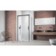 Душевой уголок Radaway Idea Black KDJ 100x75 L прямоугольный, двери раздвижные