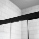 Душевой уголок Radaway Idea Black KDJ 100x75 L прямоугольный, двери раздвижные
