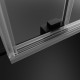 Душевой уголок Radaway Idea Black KDJ 100x75 L прямоугольный, двери раздвижные
