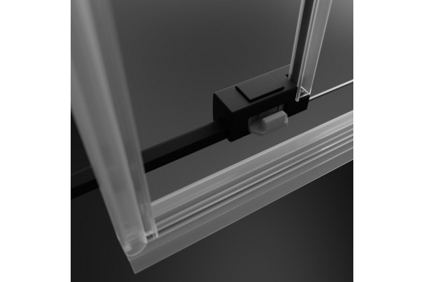 Душевой уголок Radaway Idea Black KDJ 100x75 R прямоугольный, двери раздвижные