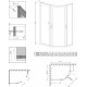 Душевой уголок Radaway Premium Plus E 100x80x170 матовое стекло четверть круга, двери раздвижные