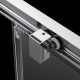 Душевой уголок Radaway Premium Plus E 100x80x170 матовое стекло четверть круга, двери раздвижные