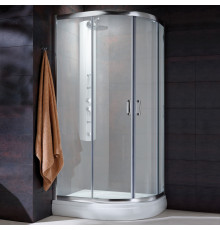Душевой уголок Radaway Premium Plus E 90x80x190 матовое стекло прямоугольный-асимметричный, двери раздвижные