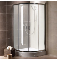 Душевой уголок Radaway Premium Plus A 90x190 матовое стекло четверть круга, двери раздвижные