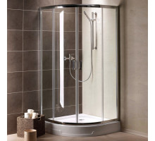 Душевой уголок Radaway Premium Plus A 85x190 прозрачное стекло четверть круга, двери раздвижные