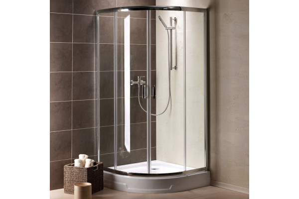 Душевой уголок Radaway Premium Plus A 85x190 прозрачное стекло четверть круга, двери раздвижные