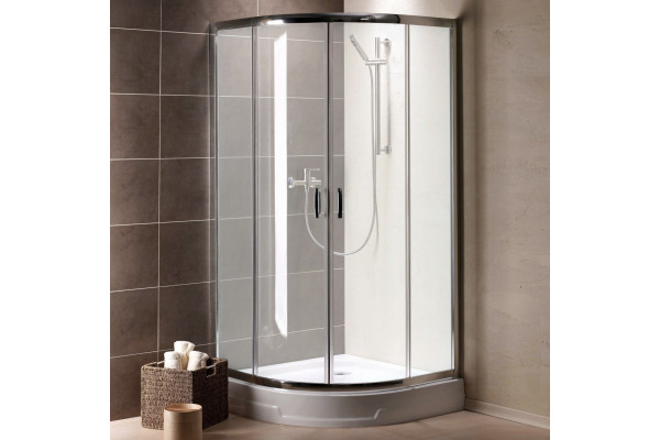 Душевой уголок Radaway Premium Plus A 80x190 матовое стекло четверть круга, двери раздвижные